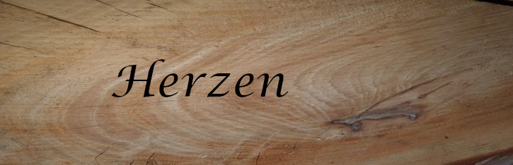 Holz mit Schriftzug Herz