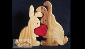 Osterhasen mit Herz