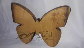 Schmetterling aus Buchenholz