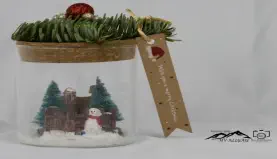 Weihnachtsdekoglas